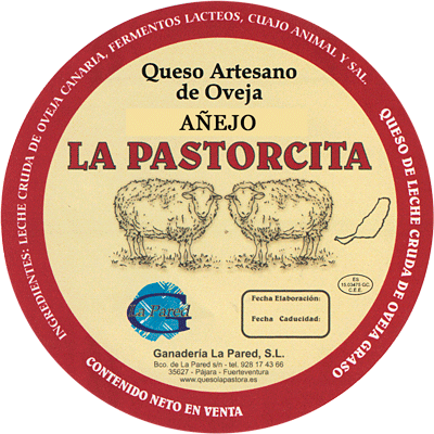 Queso añejo La Pastorcita Queso añejo elaborado con leche cruda de oveja La Pastorcita